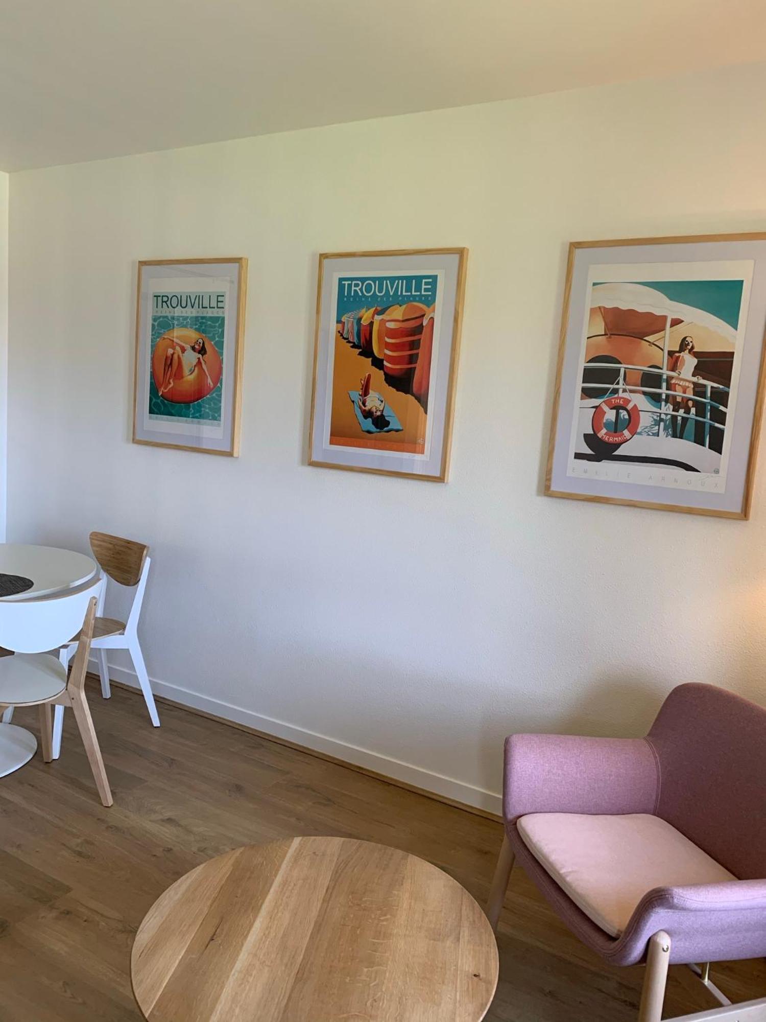 L'Appartement Vue Mer De La Villa Des Rosiers - Trouville Sur Mer エクステリア 写真